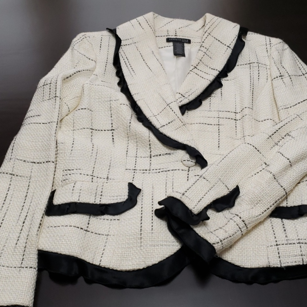 Kenneth Cole white jacket